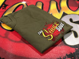 The Sauce Spot Classic Logo:  ARMY GREEN T-Shirt