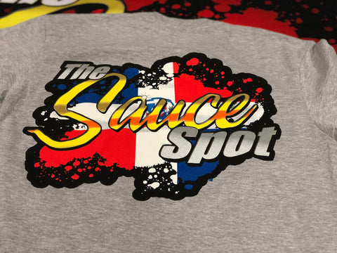 The Sauce Spot DOMINICAN REPUBLIC T-Shirt: GREY