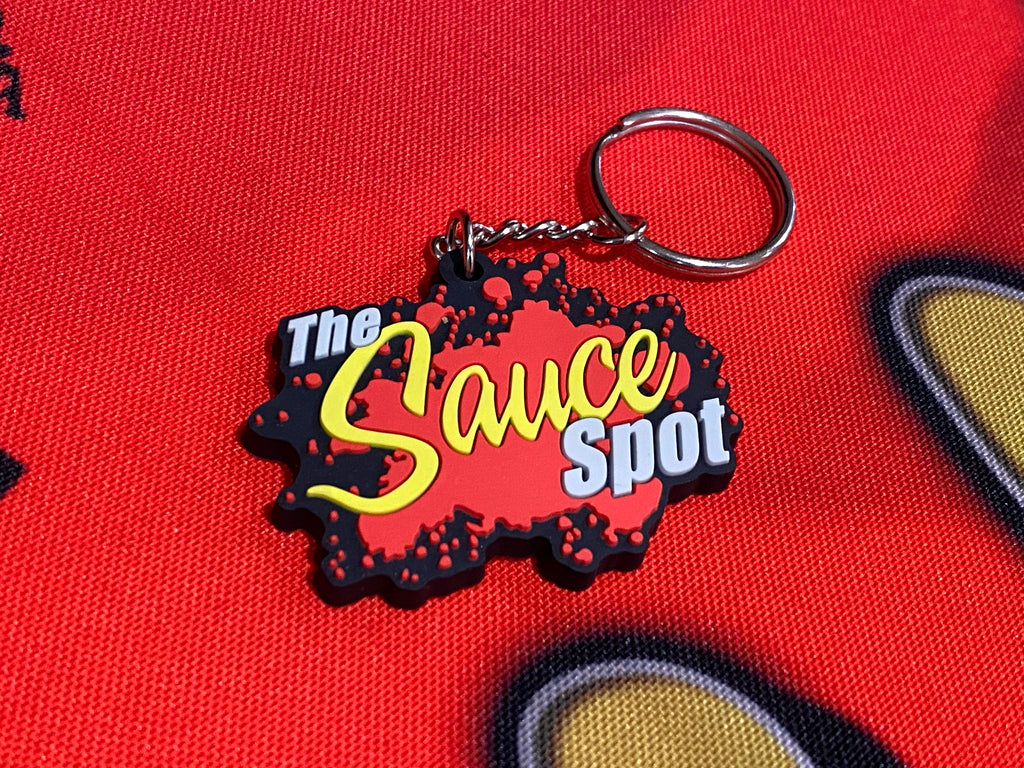 The Sauce Spot RUBBER KEYCHAIN TheSauceSpot