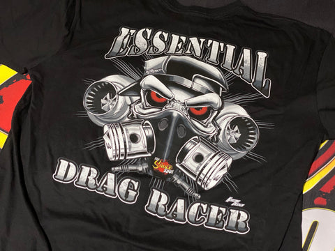 The Sauce Spot "Essential Racer" T-Shirt: BLACK