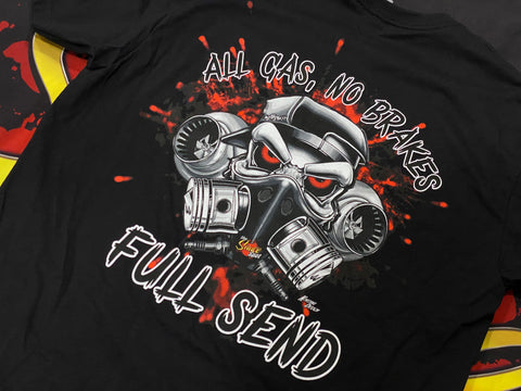 Kids "All Gas, No Brakes- Full Send" T-Shirt