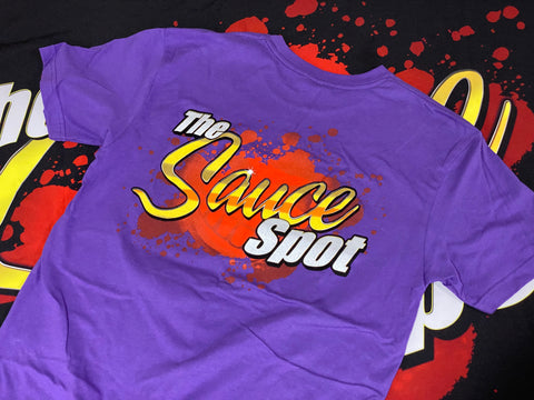 The Sauce Spot Classic Logo: PURPLE T-Shirt